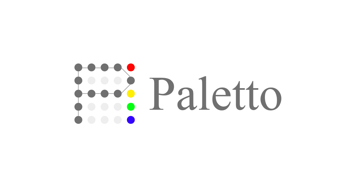 Paletto ダッシュボードのイメージ